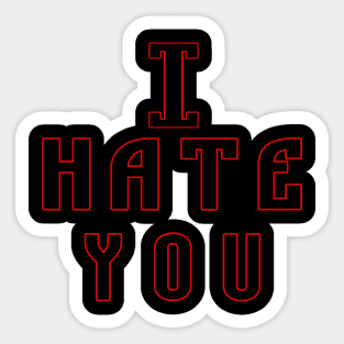 HATE Sticker